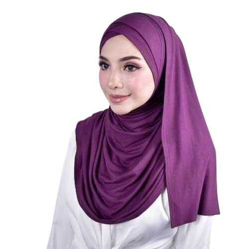 Mu Lan Muberra 4 Pleated Hijab Shawl