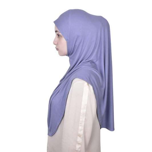 Mu Lan Song Instant Rib Cotton Hijab
