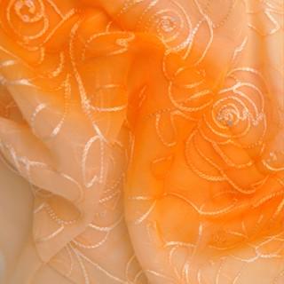 Rose Sequin 100% Georgette Silk Embroidery Shawl
