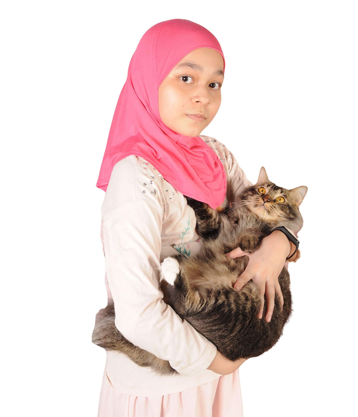 Princess Nur Cotton Hijab Girls Headscarf Comfortable and Breathable