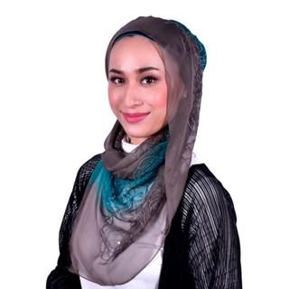 Rose Sequin 100% Georgette Silk Embroidery Shawl