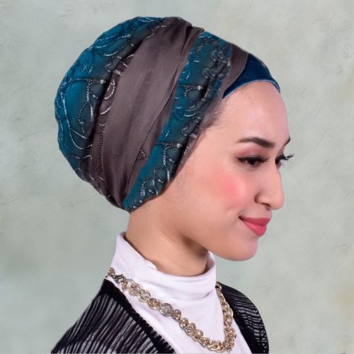 Rose Sequin 100% Georgette Silk Embroidery Shawl