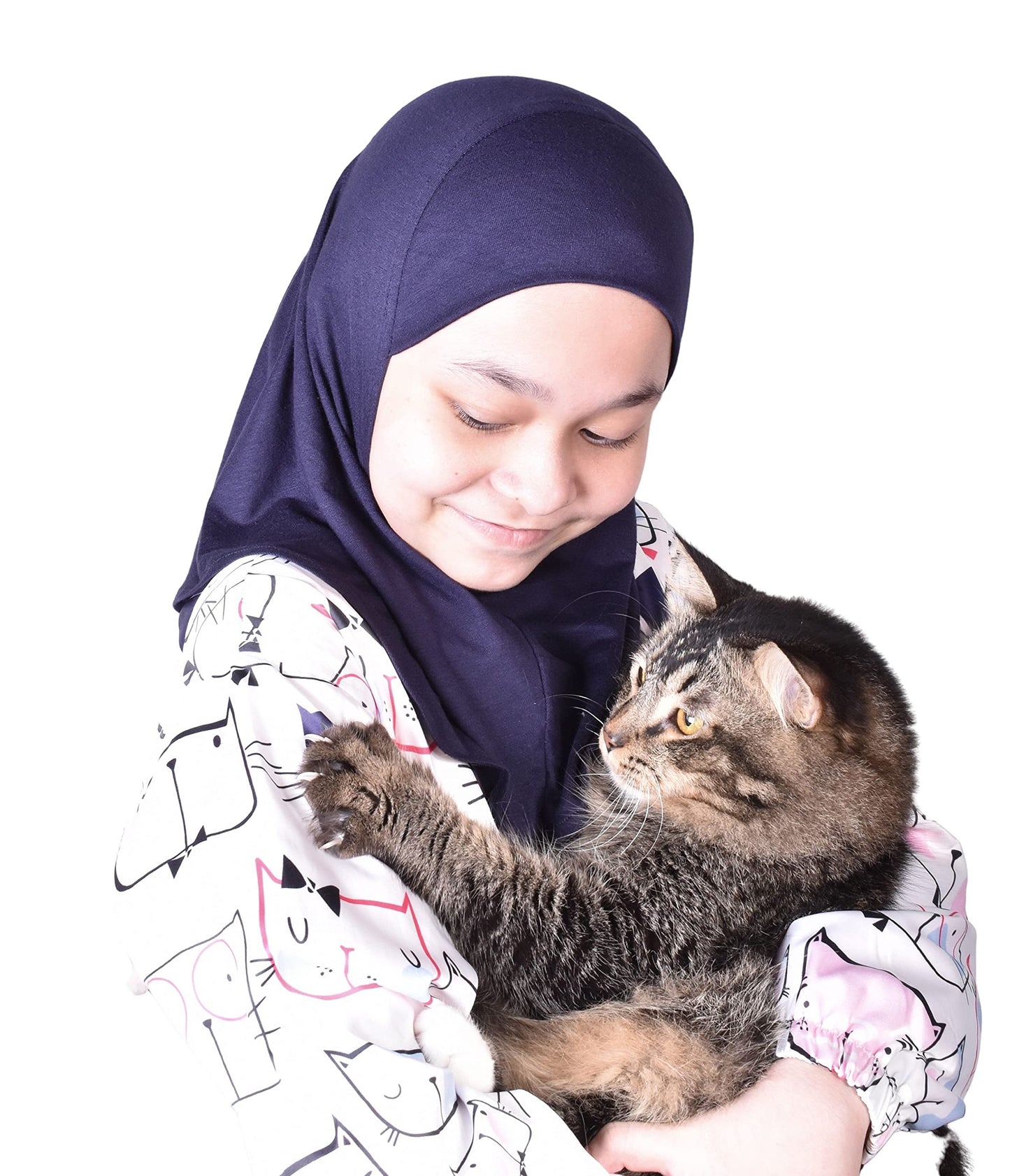 Princess Nur Cotton Hijab Girls Headscarf Comfortable and Breathable