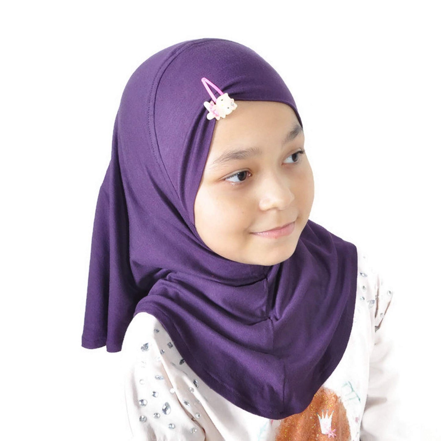 Princess Nur Cotton Hijab Girls Headscarf Comfortable and Breathable