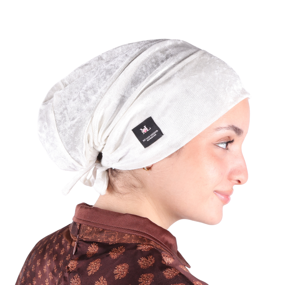 Mu Lan Velvet 3.0| Mu Lan Innovative Full Grip Design  | Lock Your Scarf Turban Wig on Top of Head | Only @ Mu Lan Legend