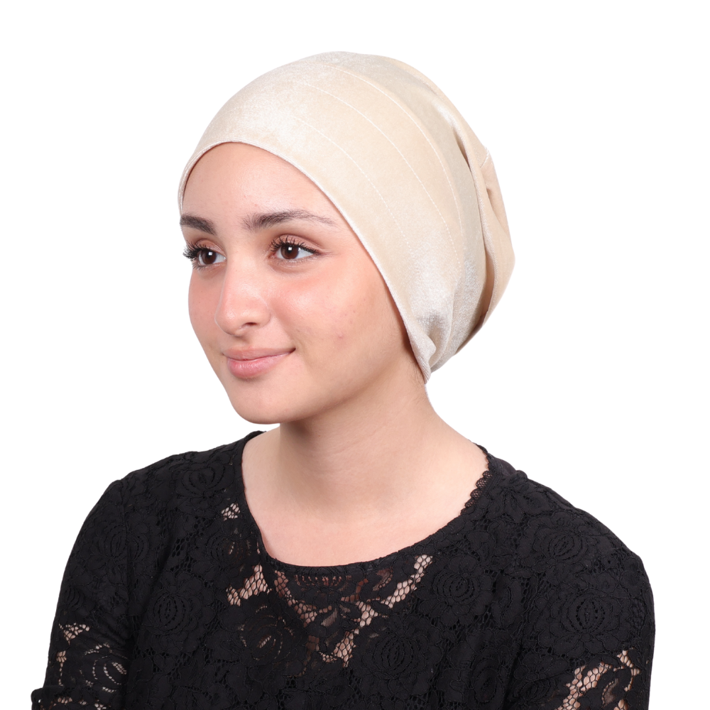 Mu Lan Gripcap | Non-Slip Turban Cap | Anti-Slip Velvet Under Scarf Hijab | Double Grip Hair Shawl Turban Hat Wig