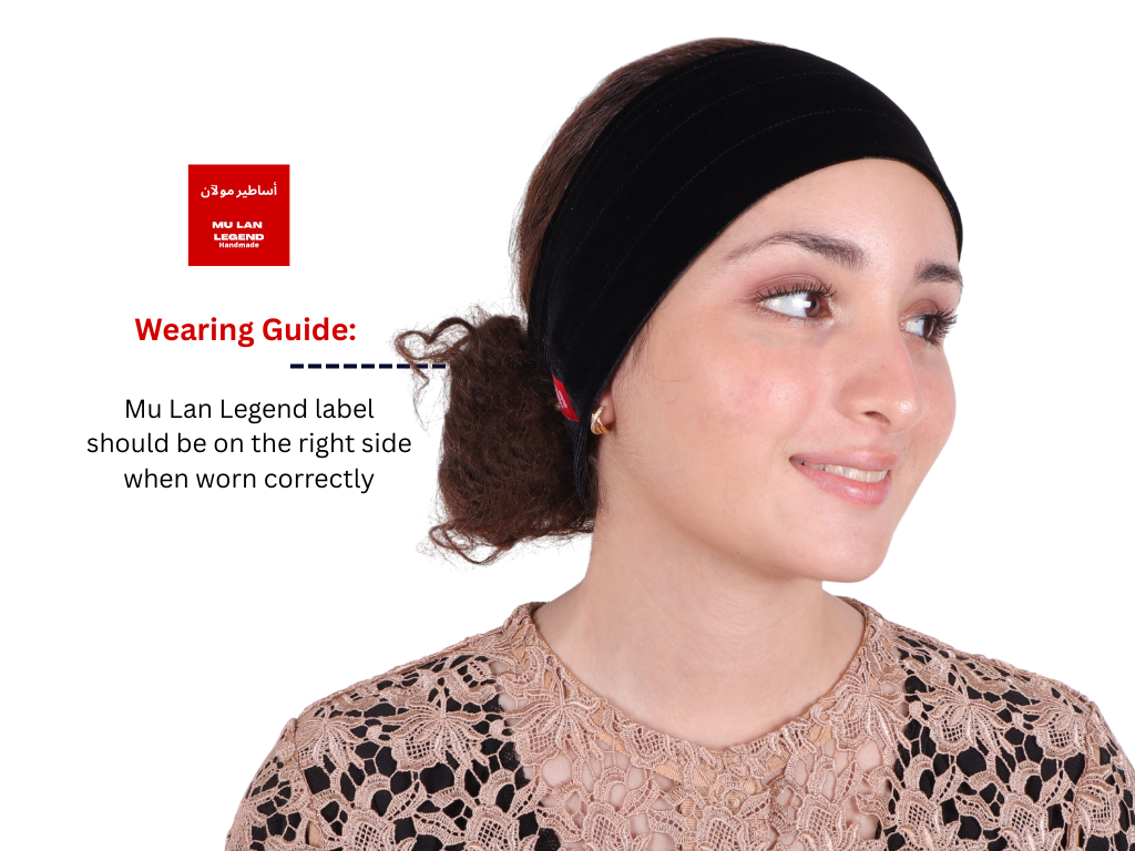 Mu Lan Gripband Double Grip Hair and Scarf Non-Slip Anti-Slip Headband Double Grip