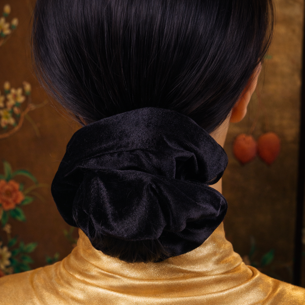 Mu Lan Scrunchie Shaper | Non-Slip Anti-Slip Hair Volumizer | Handmade Under Scarf Shawl Hijab