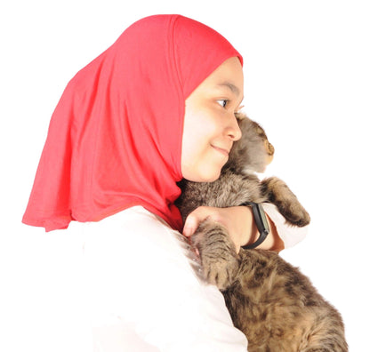 Princess Nur Cotton Hijab Girls Headscarf Comfortable and Breathable